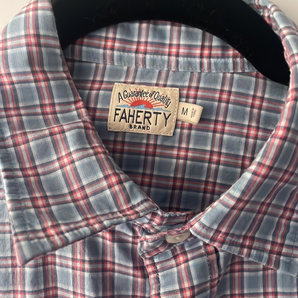 Faherty Mens Shirt Size M